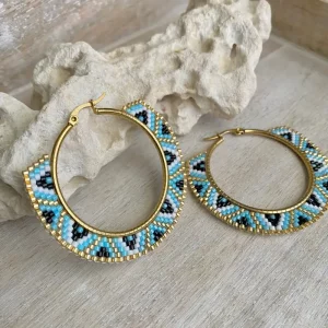 hot beaded earrings